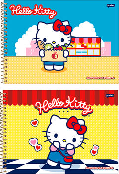 Caderno Jandaia Cartografia Hello Kit Cd Esp 80fls