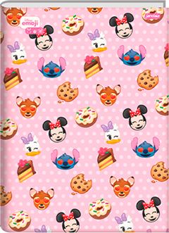 Caderno Jandaia Universitario Disney Emoji Cd Cost 80fls