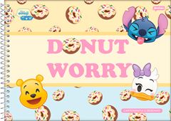 Caderno Jandaia Cartografia Disney Emoji Cd Esp 80fls