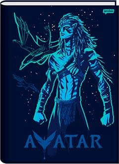 Caderno Jandaia Universitario Avatar Cd Cost 80fls