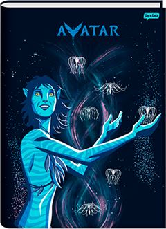 Caderno Jandaia Universitario Avatar Cd Cost 80fls