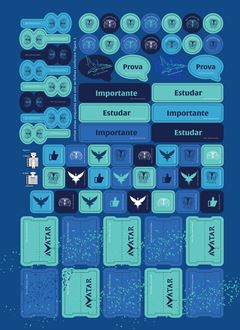 Caderno Jandaia Universitario Avatar Cd 1m 80fls