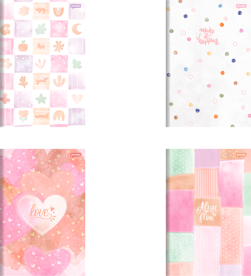 Caderno Jandaia Universitario La Creme Cd Cost 80fls