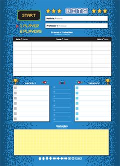Caderno Jandaia Universitario Bits Cd 10m 160fls