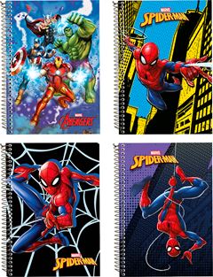 Caderno Culturama Universitario Marvel Spiderman Cd 10m 160f