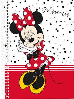 Caderno Culturama Universitario Mickey Minnie Cd 10m 160fls