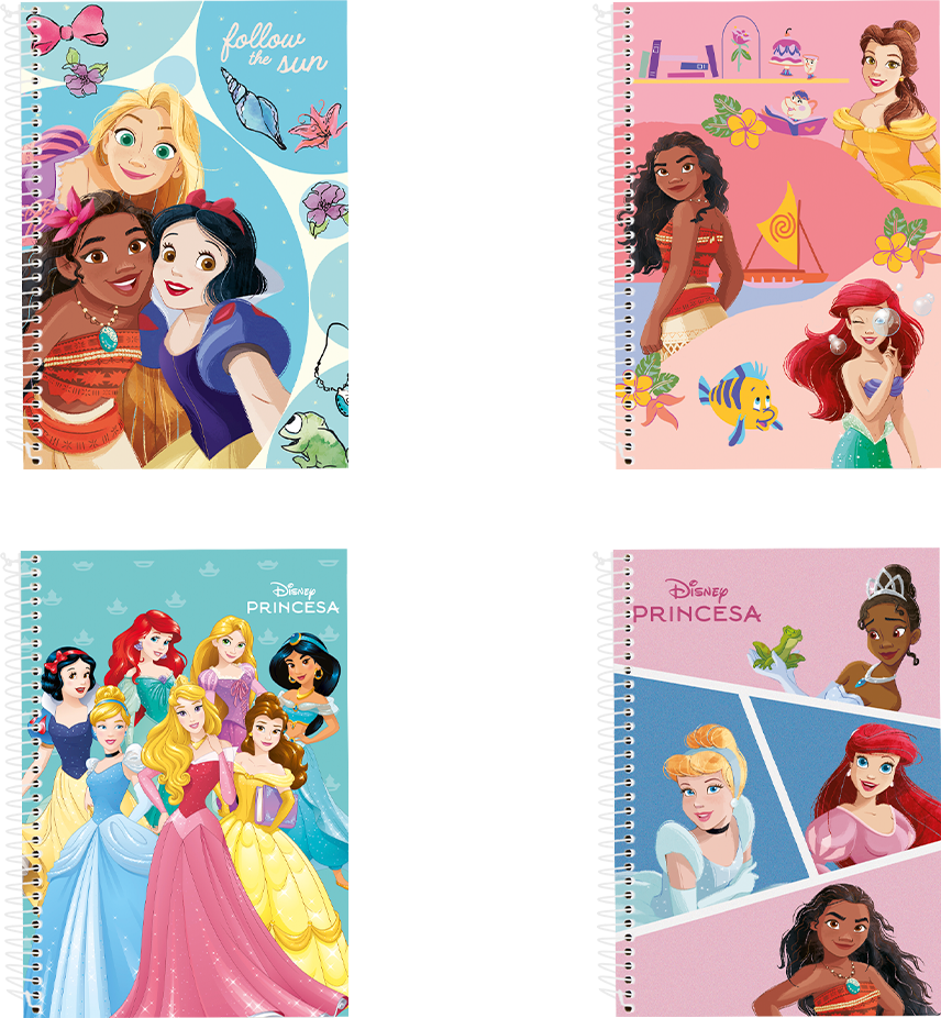 Caderno Culturama Universitario Princesas Cd 1m 80f