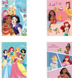 Caderno Culturama Universitario Princesas Cd 1m 80fls