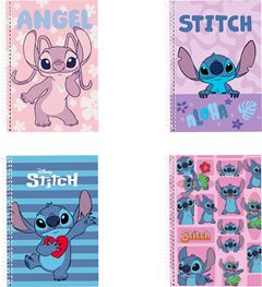 Caderno Culturama Universitario Stitch Cd 10m 160fls