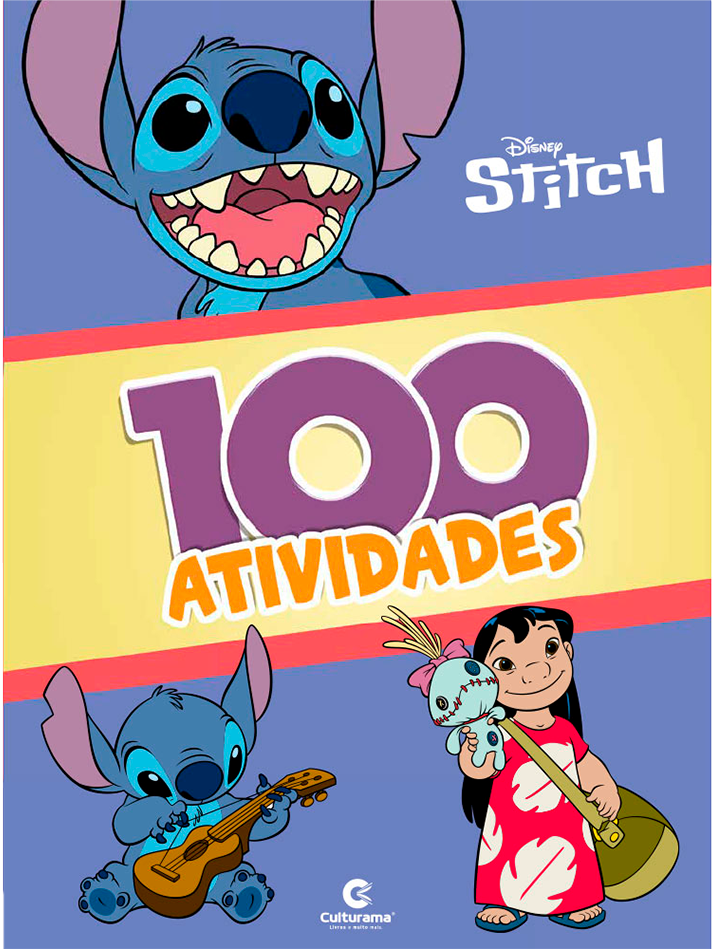 Livro Atividades Culturama Stitch 48f