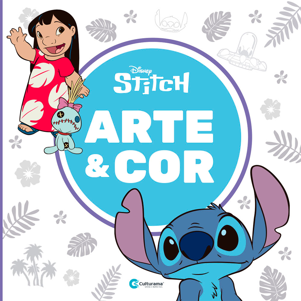 Livro Colorir Culturama Stitch Arte&Cor Cd 36f