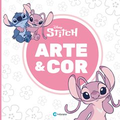 Livro Colorir Culturama Stitch Angel Arte&Cor Cd 36fls