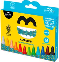 Giz De Cera Master 12 Cores 110mm