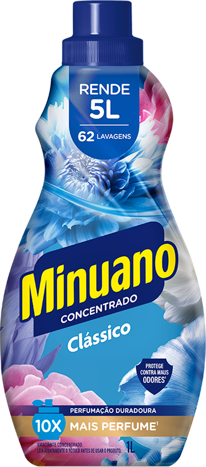 Amaciante Concentrado Minuano Azul 1l