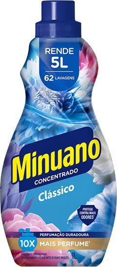 Amaciante Concentrado Minuano Azul 1l