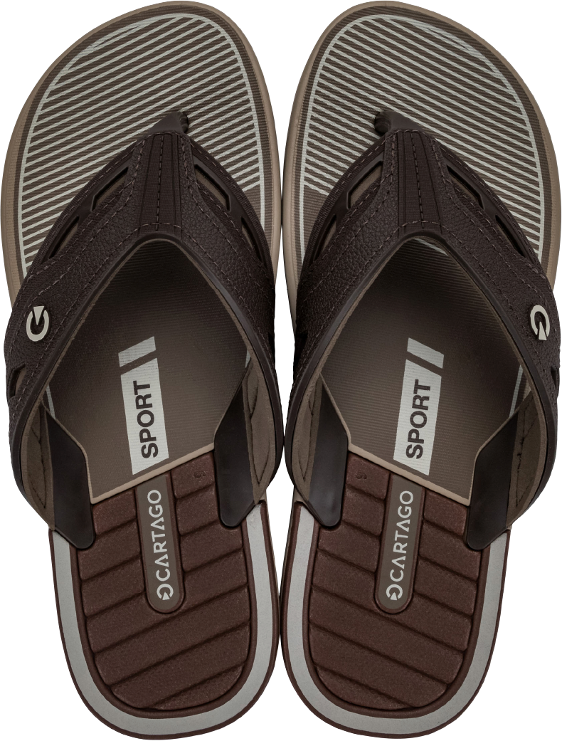 Sandalia Cartago Dallas Masc Adulto Bege/Marrom/Bronze