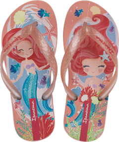 Sandalia Ipanema Temas Fem Infantil Rosa Claro/Rosa Perolado