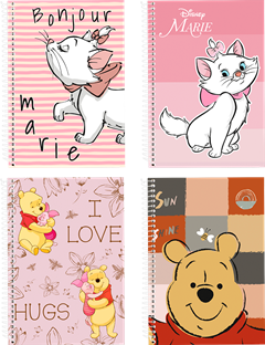 Caderno Culturama Universitario Marie Pooh Cd 1m 80fls