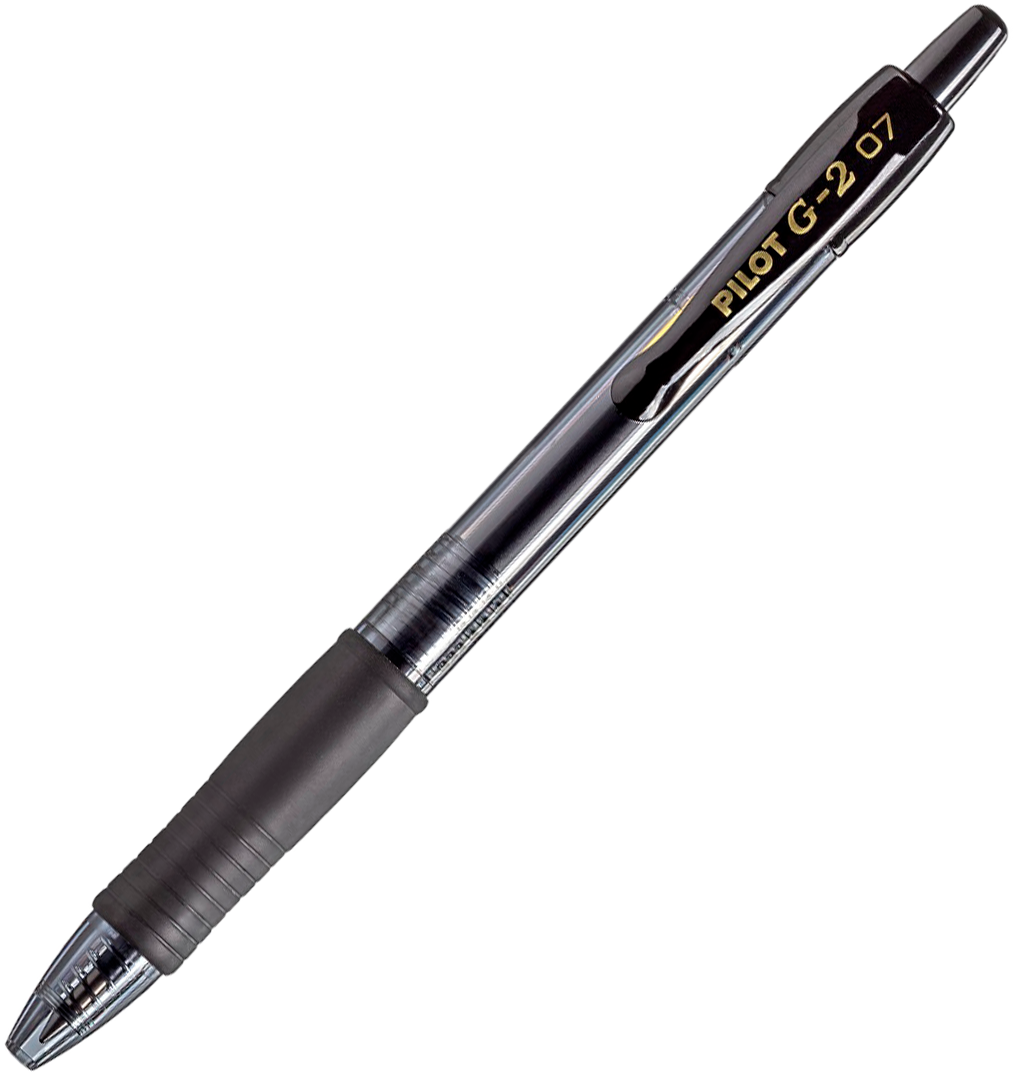 Caneta Pilot Esferografica Gel G2 0.7 Preta