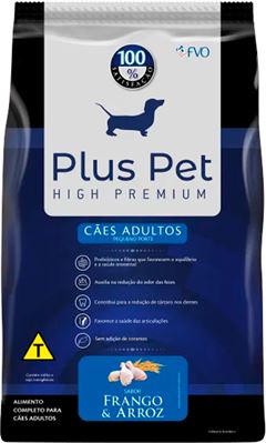 Racao Para Caes Plus Pet Pequenas Racas Frango E Arroz 1kg