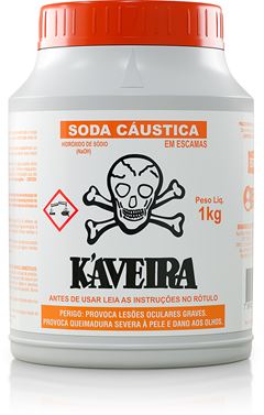 Soda Caustica Kaveira 1kg
