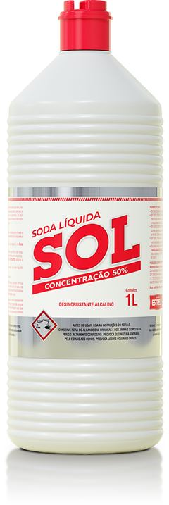 Soda Caustica Sol Liquida 1l