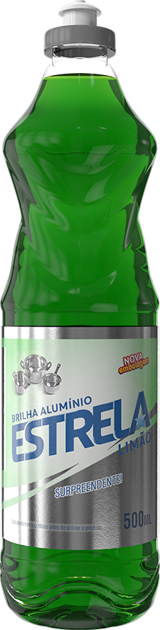 Brilha Aluminio Estrela Limao 500ml