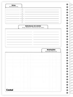 Caderno Credeal Universitario D' Tales Cd 20m 280fls