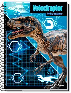Caderno Credeal Universitario Super Dino Cd 10m 160fls