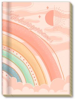 Caderno Credeal Universitario Arco Iris Cd Cost 80fls