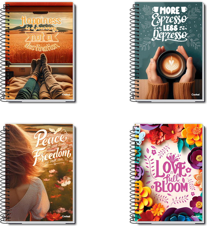 Caderno Credeal Universitario Comfy Cd 1m 80fls