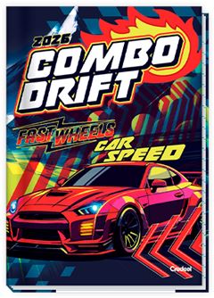 Caderno Credeal Universitario Super Cars Cd Cost 80fls