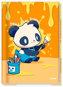 Caderno Credeal Universitario Lala Pets Cd Cost 48fls