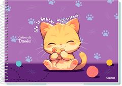 Caderno Credeal Cartografia Lala Pets Cd Esp 80fls