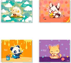 Caderno Credeal Cartografia Lala Pets Cd Esp 80fls