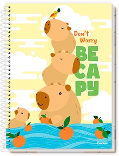 Caderno Credeal Universitario Be Capy Cd 10m 160fls