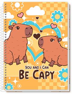 Caderno Credeal Universitario Be Capy Cd 10m 160fls