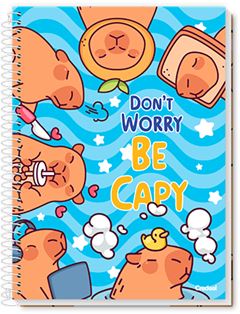 Caderno Credeal Universitario Be Capy Cd 10m 160fls