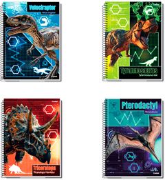 Caderno Credeal Universitario Super Dino Cd 1m 80fls