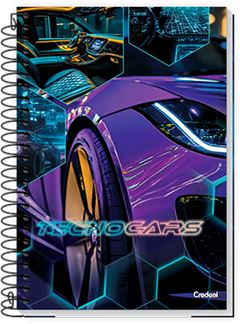 Caderno Credeal Universitario Tecnocars Cd 1m 96fls