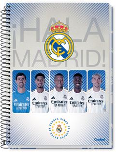 Caderno Credeal Universitario Real Madrid Cd 1m 80fls