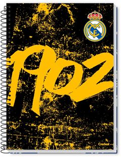 Caderno Credeal Universitario Real Madrid Cd 10m 160fls