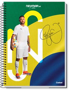 Caderno Credeal Universitario Neymar Cd 1m 80fls
