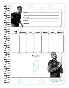 Caderno Credeal Universitario Neymar Cd 1m 80fls