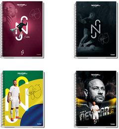 Caderno Credeal Universitario Neymar Cd 10m 160fls