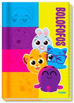 Caderno Credeal Bolofofos 1/4 Cd Cost 80fls