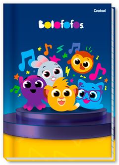 Caderno Credeal Bolofofos 1/4 Cd Cost 80fls