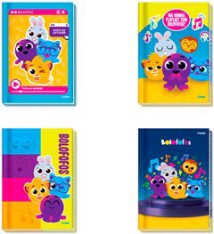 Caderno Credeal Bolofofos 1/4 Cd Cost 80fls
