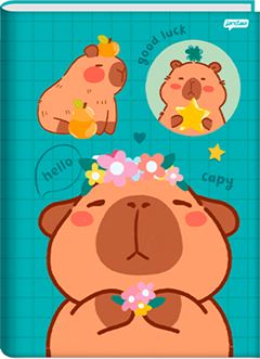 Caderno Jandaia Universitario Capyvibes Cd Cost 80fls