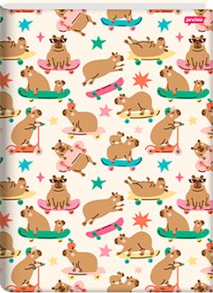 Caderno Jandaia Universitario Capyvibes Cd Cost 80fls